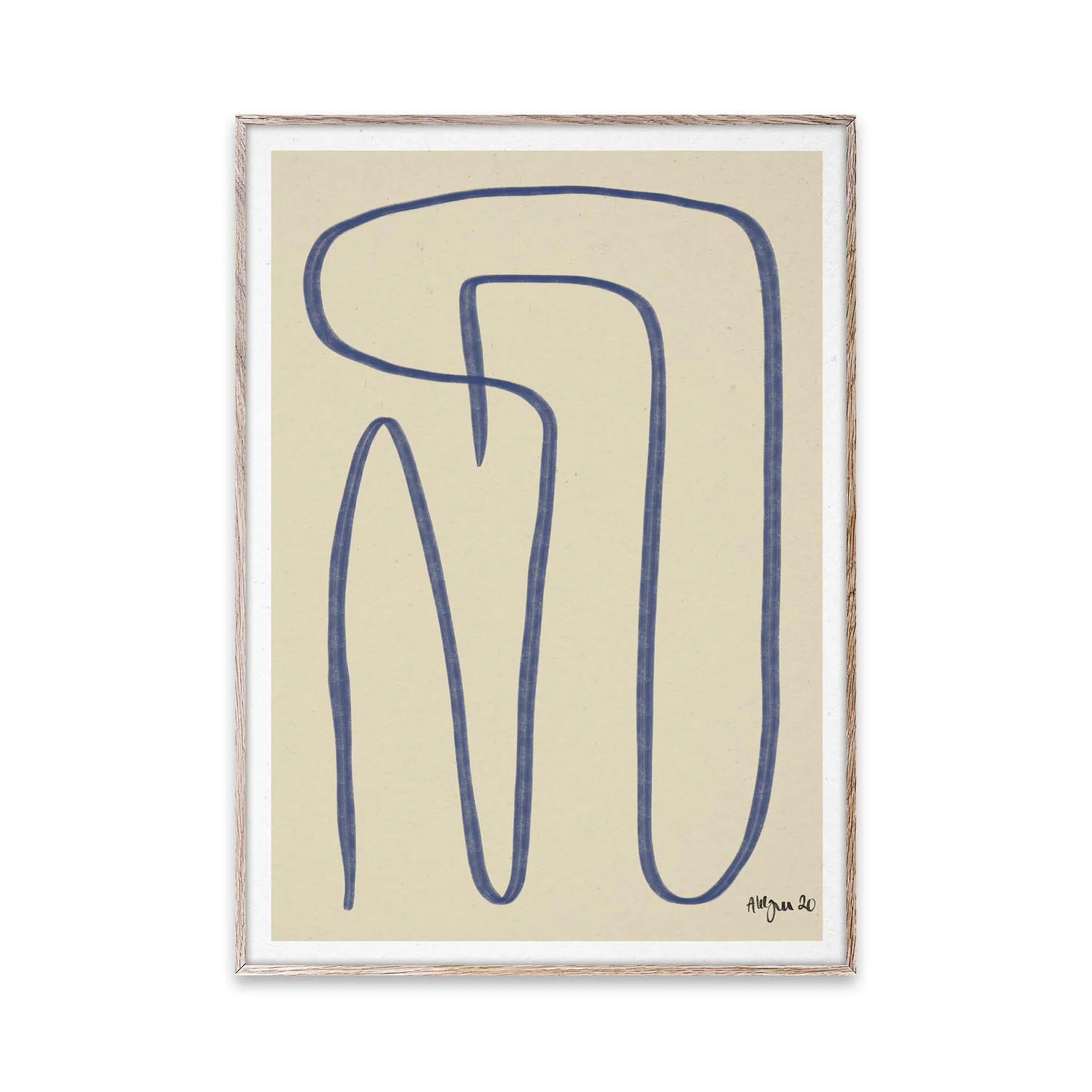 Different Ways αφίσα μπλε, 30x40 cm Paper Collective
