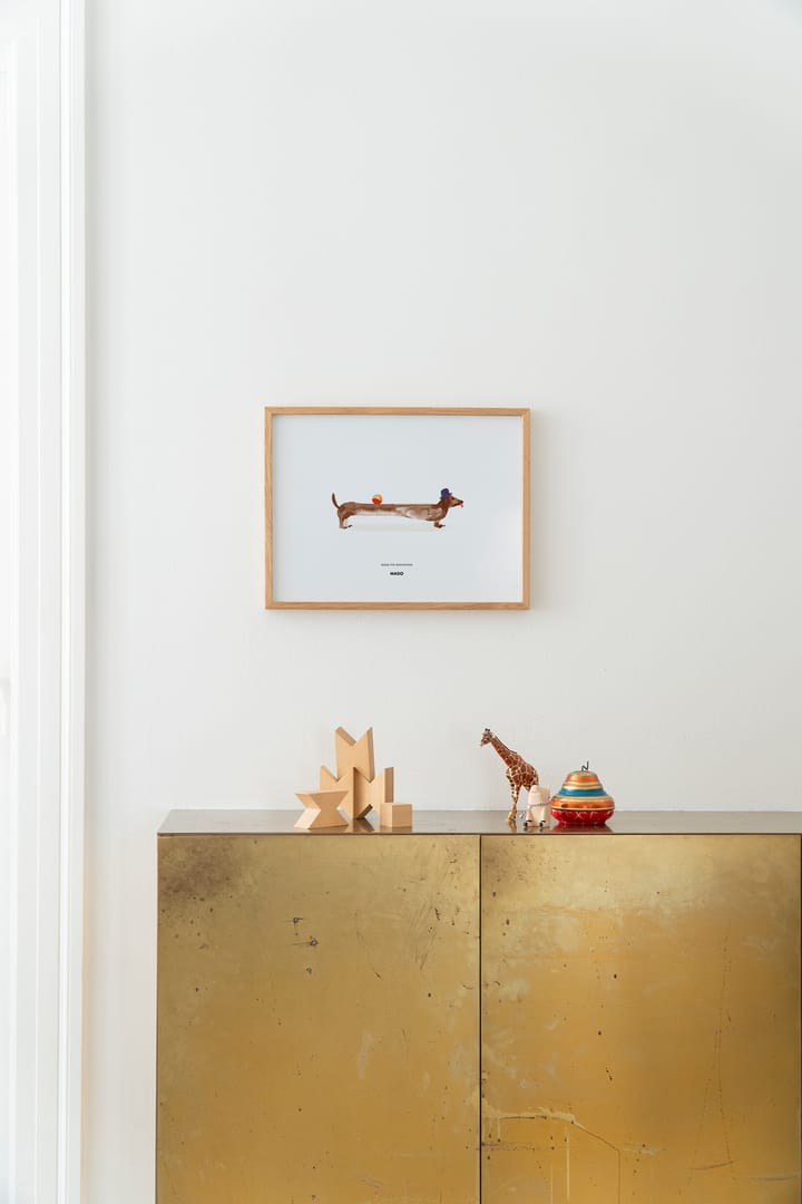 Doug the Dachshund αφίσα, 30x40 cm Paper Collective