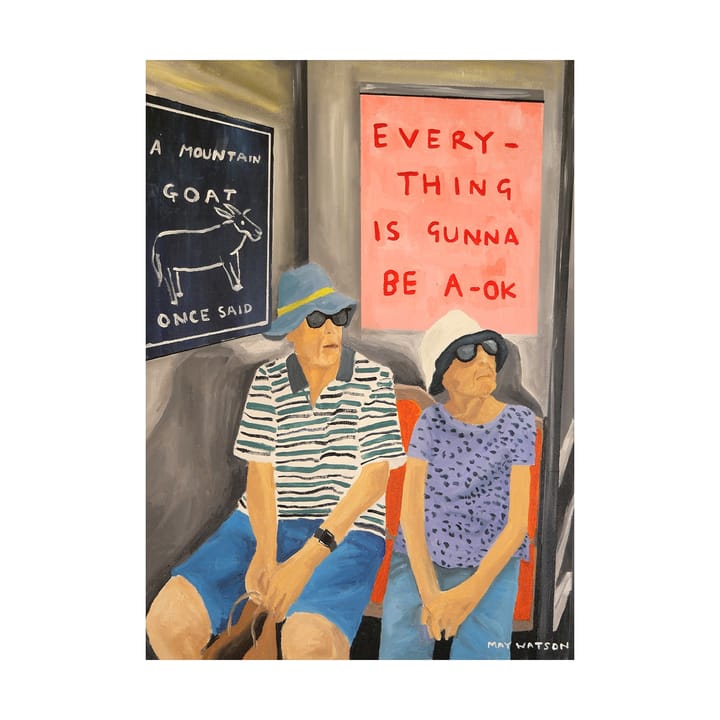 Πόστερ Everything Is Gunna Be OK - 30x40 cm - Paper Collective