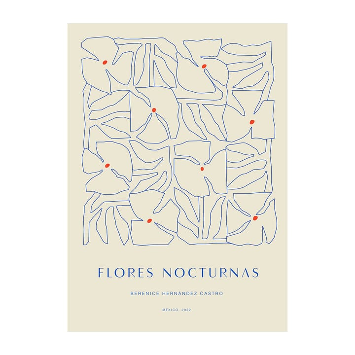 Αφίσα Flores Nocturnas 01 - 30x40 cm - Paper Collective