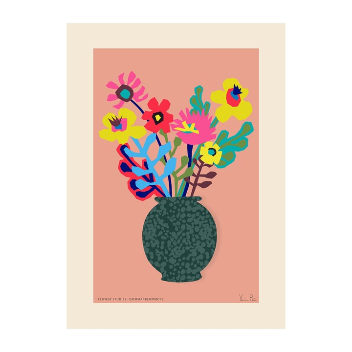 Flower Studies 02 (Sommar) αφίσα - 30x40 cm - Paper Collective