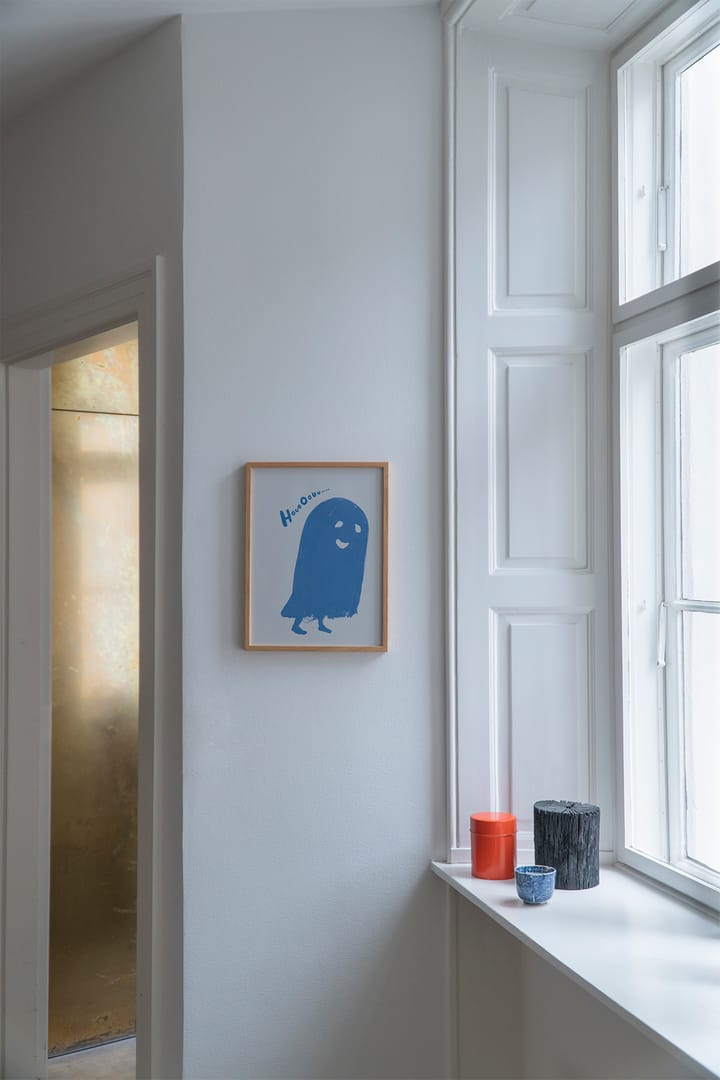HouoOouu μπλε αφίσα, 30x40 cm Paper Collective
