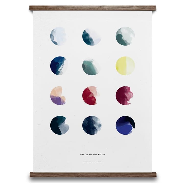 Moon phases αφίσα, 50x70 cm Paper Collective