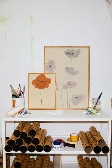 Orange Vallmo Αφίσα - 30x40 cm - Paper Collective
