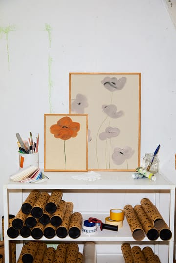 Orange Vallmo Αφίσα - 50x70 cm - Paper Collective