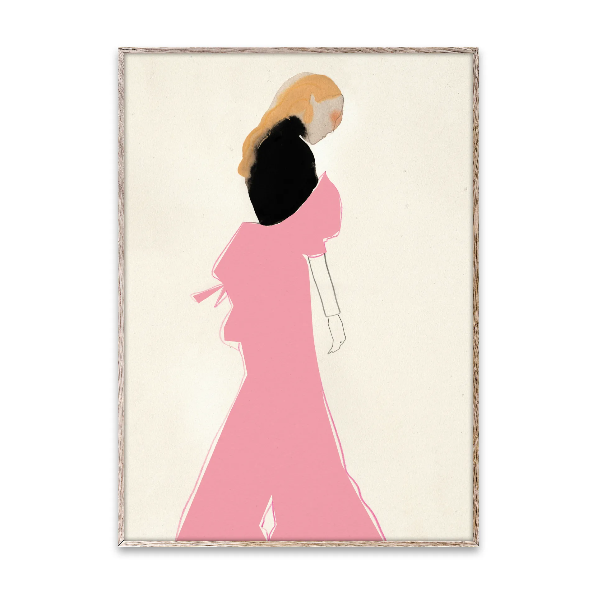 Pink Dress αφίσα, 50x70 cm Paper Collective