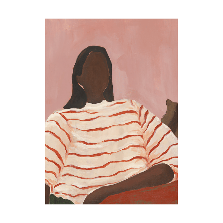 Red Stripes αφίσα - 70x100 εκατοστά - Paper Collective