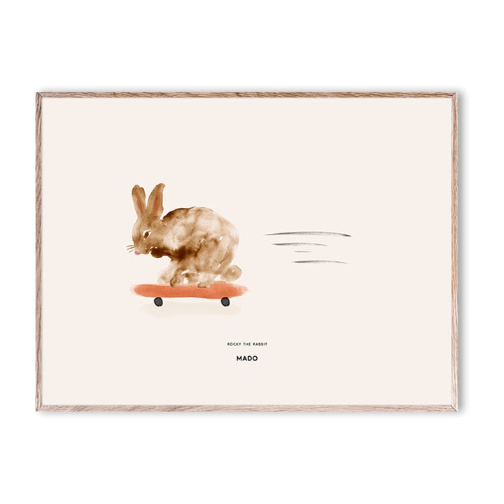 Rocky the Rabbit αφίσα, 30x40 cm Paper Collective