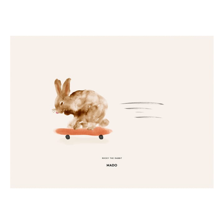 Rocky the Rabbit αφίσα - 30x40 cm - Paper Collective