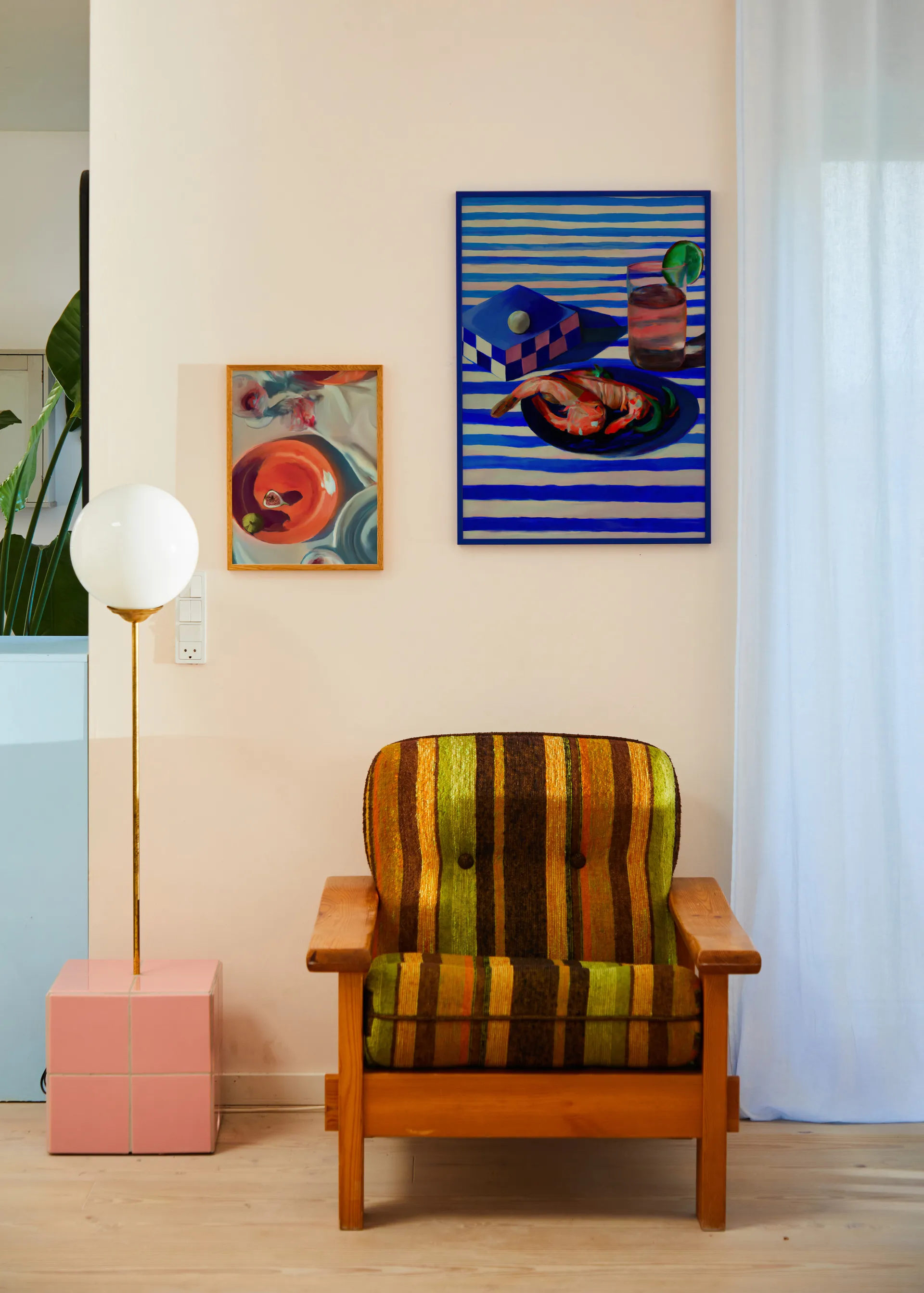 Shrimp & Stripes Αφίσα, 50x70 cm Paper Collective