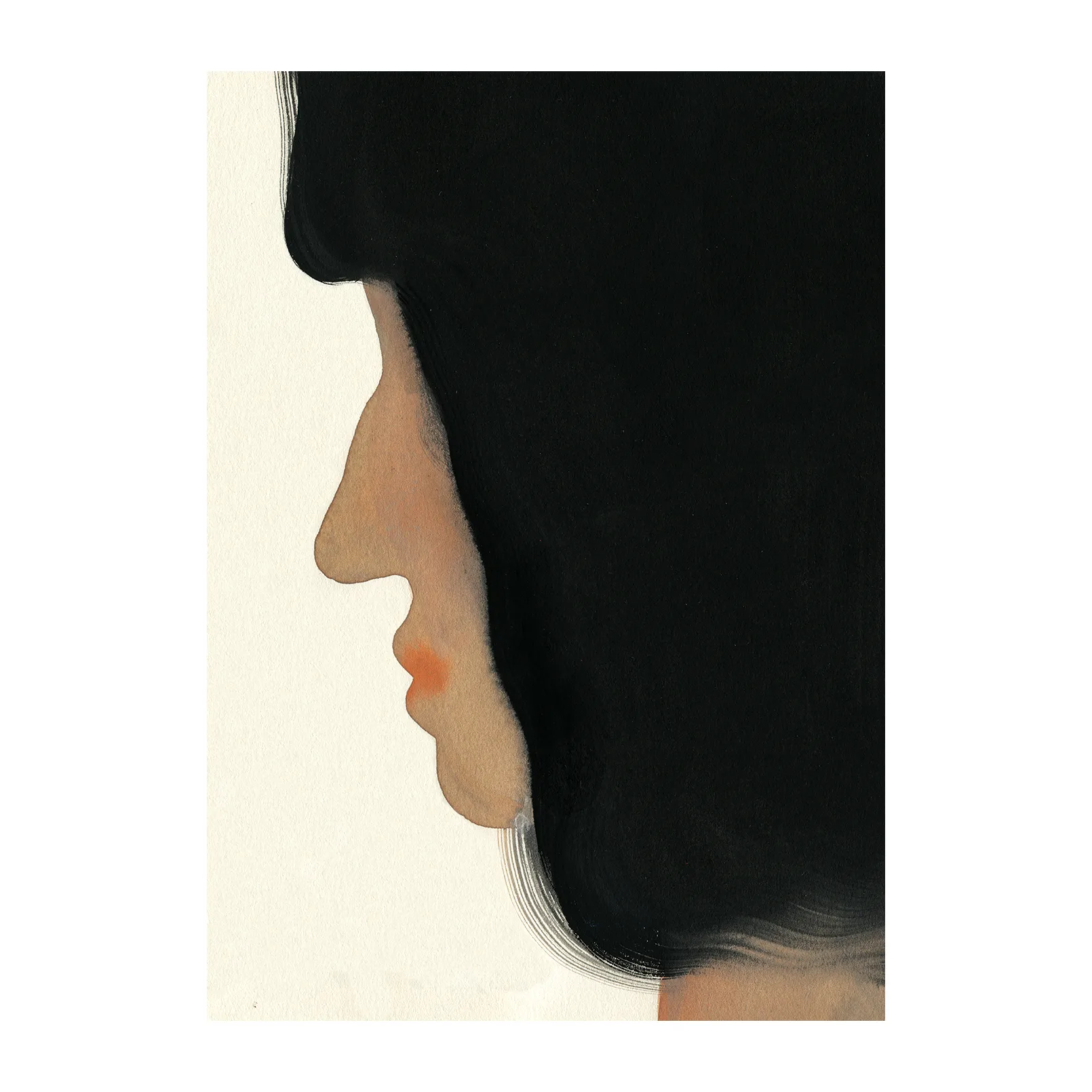 The Black Hair αφίσα, 50x70 cm Paper Collective