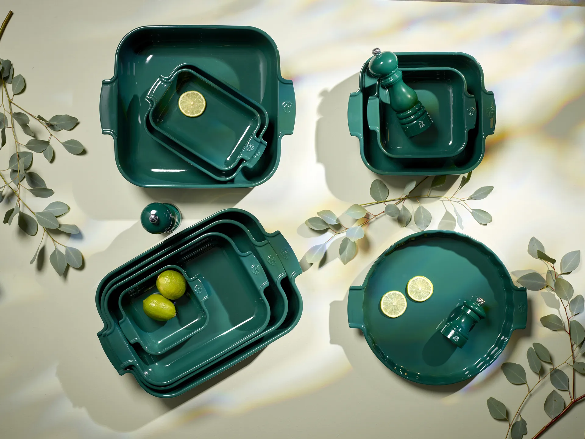 Appolia κεραμική φόρμα 26x40 εκ., Forest green Peugeot