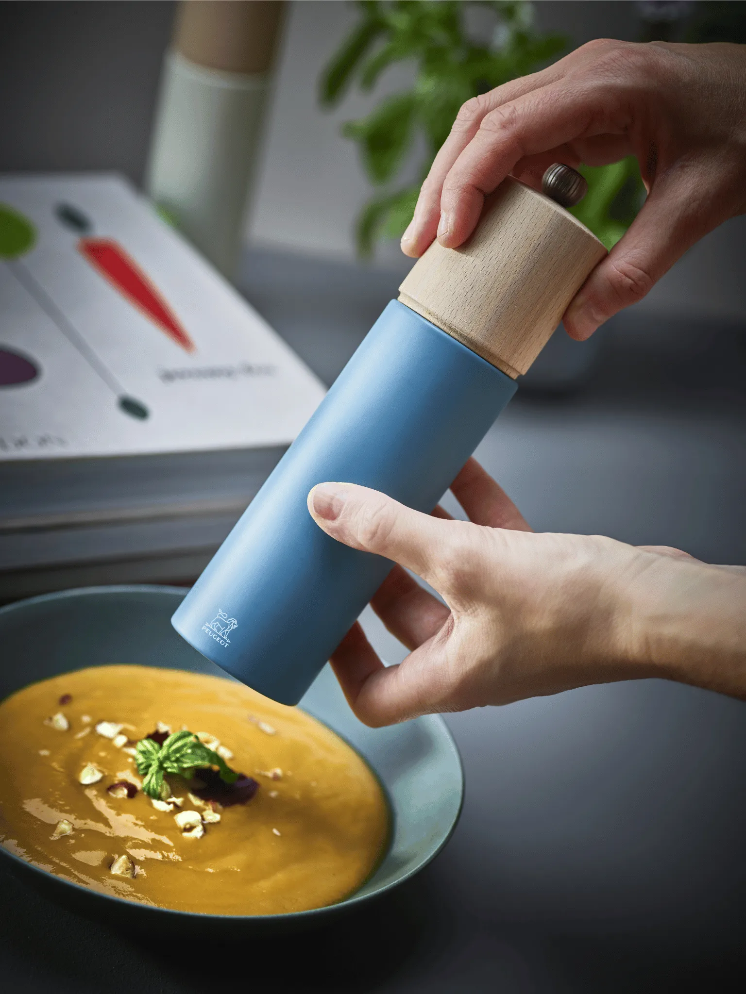 Μύλος πιπεριού Boreal 21 cm, Celestial blue Peugeot