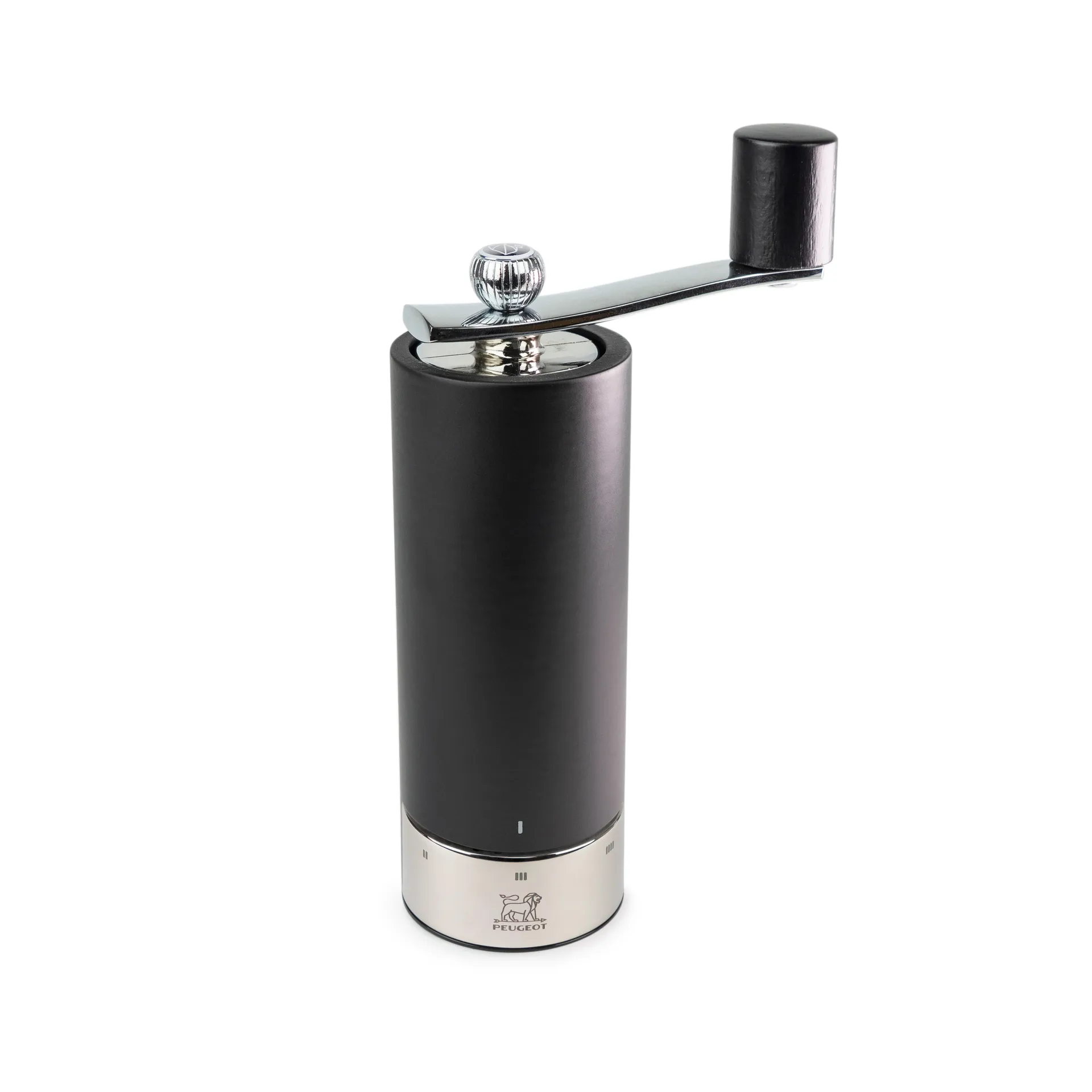 Isen u'select μύλος αλατιού με μανιβέλα, μαύρο Peugeot
