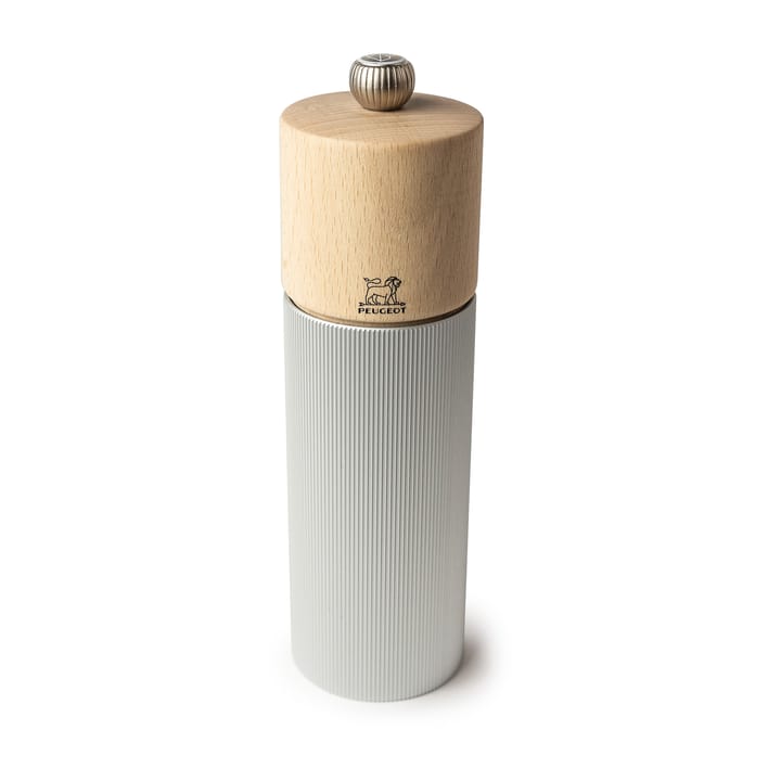Μύλος αλατιού Line Natural 18 εκ - Wood-aluminum - Peugeot