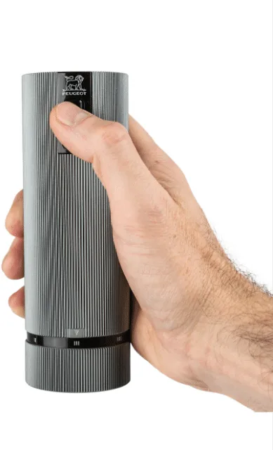 Line Z DUO Electric μύλος αλατιού και πιπεριού 2 τεμάχια, Aluminium-carbon Peugeot