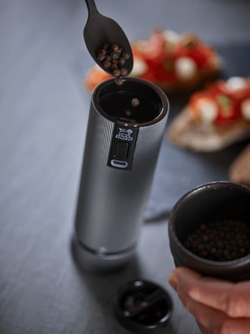 Line Z DUO Electric μύλος αλατιού και πιπεριού 2 τεμάχια - Aluminium-carbon - Peugeot