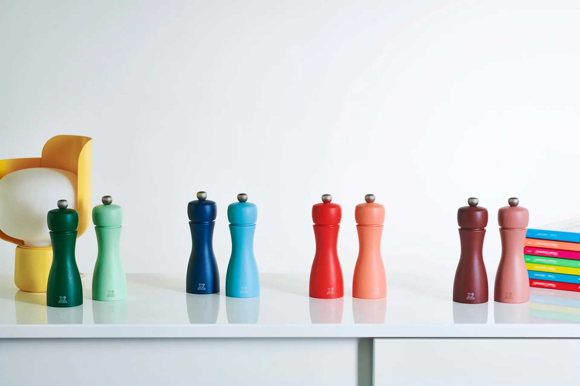 Σετ Tahiti Earth Μύλος αλατιού και πιπεριού 15 cm, Cacao & nuts Peugeot