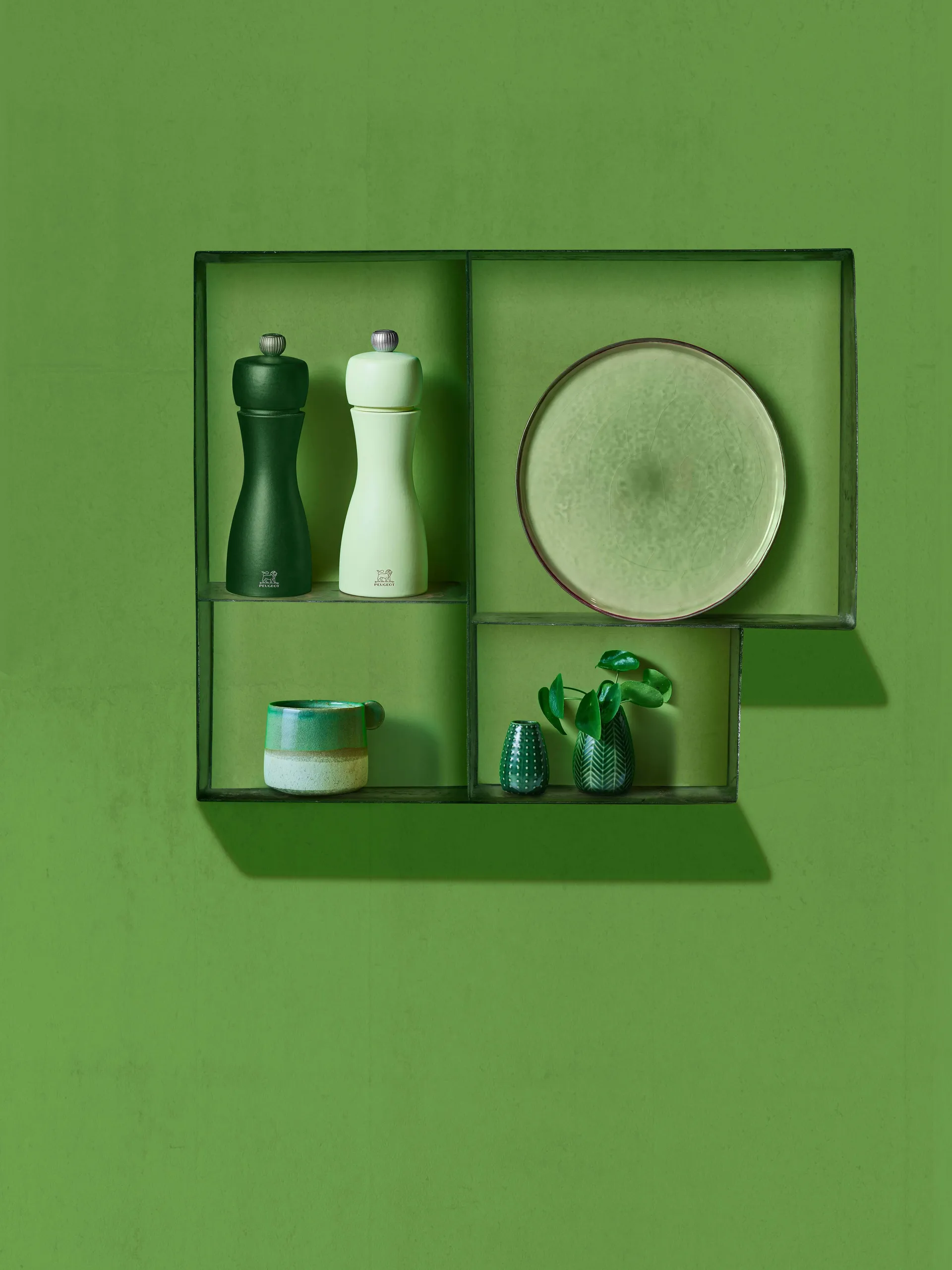 Σετ Tahiti Water Μύλος αλατιού και πιπεριού 15 cm, Moss & mint Peugeot