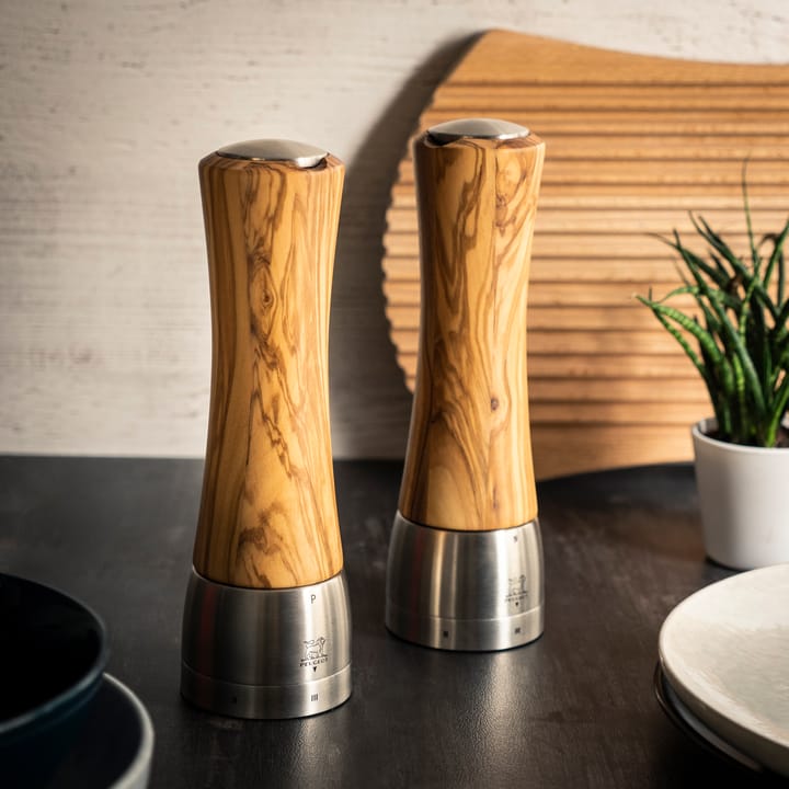Μαδράς Z αλατομύλος 21 εκ., Olive wood-stainless steel Peugeot