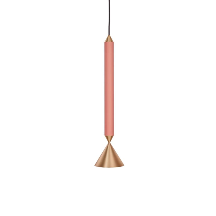 Κρεμαστό φωτιστικό Apollo 39 - Coral pink-brass - Pholc