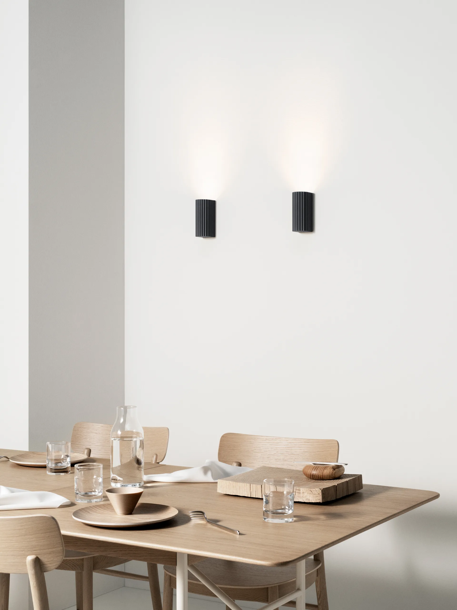 Donna 15 φωτιστκό τοίχου, Chestnut Pholc