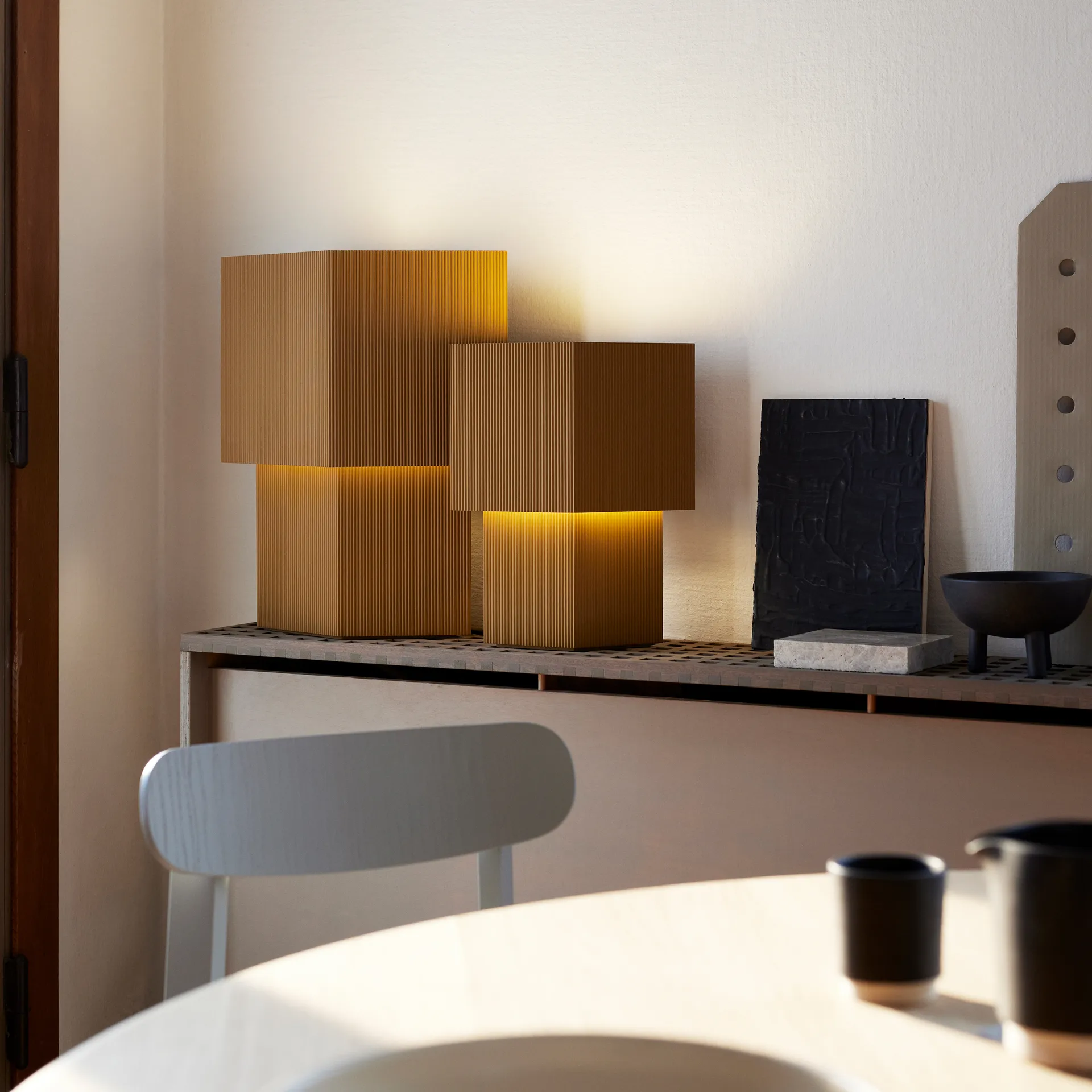 Romb 36 επιτραπέζιο φωτιστικό, Κύμινο Pholc