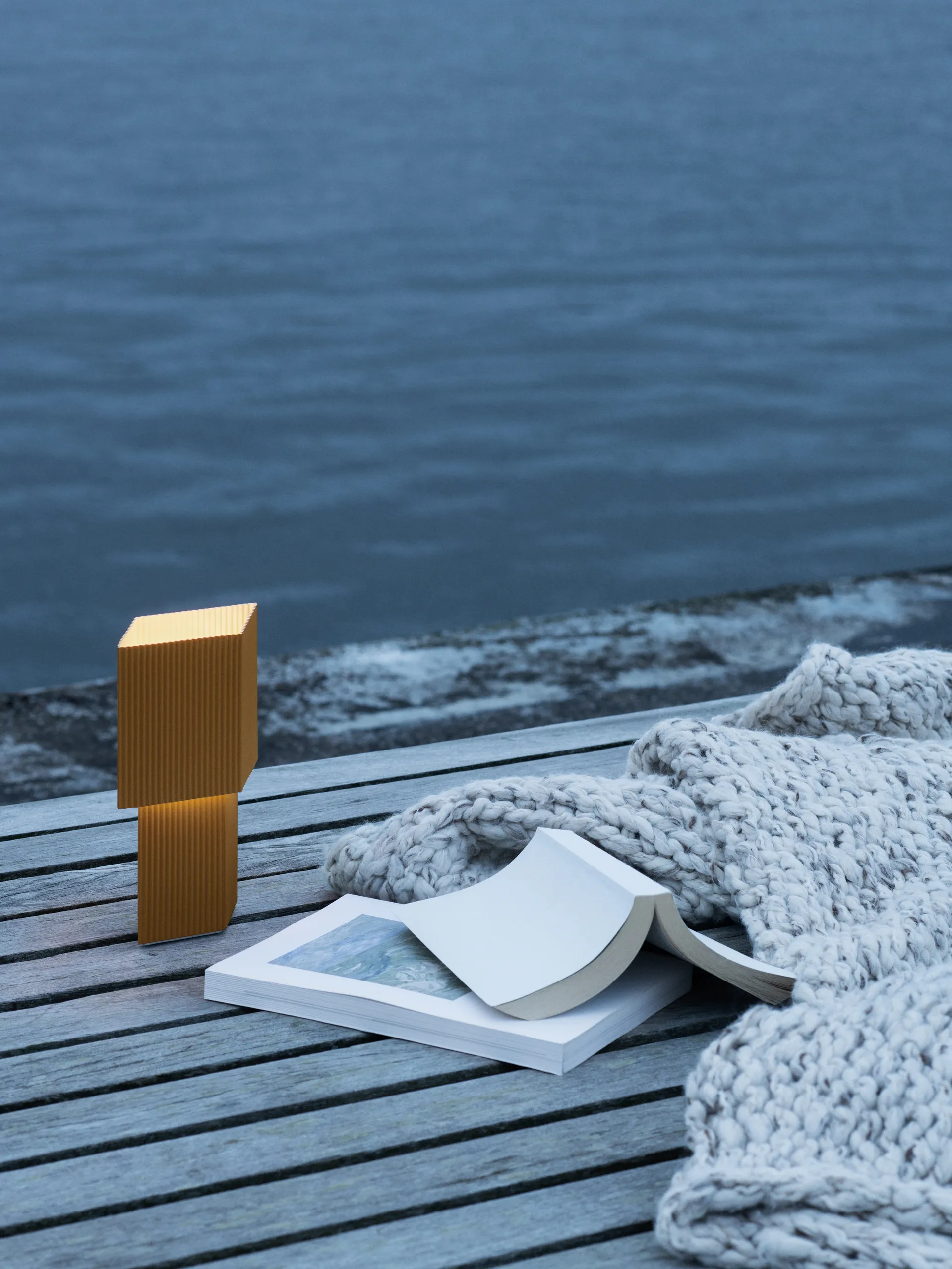 Romb Mini επιτραπέζιο φωτιστικό 19 cm, Κύμινο Pholc