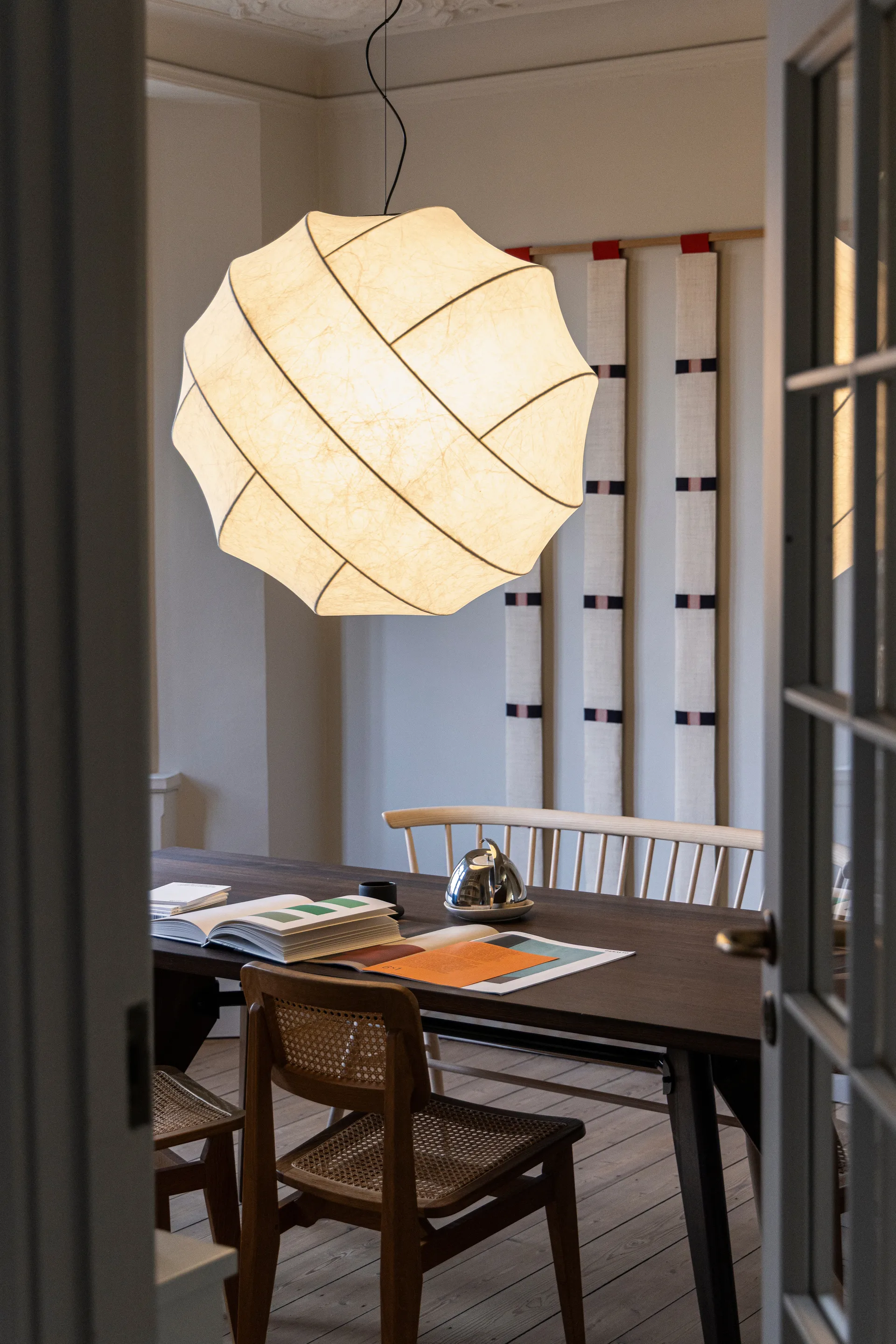 Turner 80 κρεμαστό φωτιστικό, Άσπρο Pholc