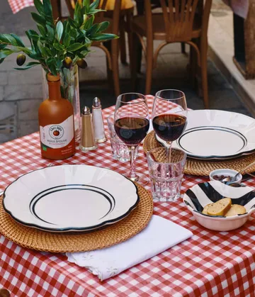 Bistro πιάτο - Μαύρο, 28 εκ. - Pick a Poppy