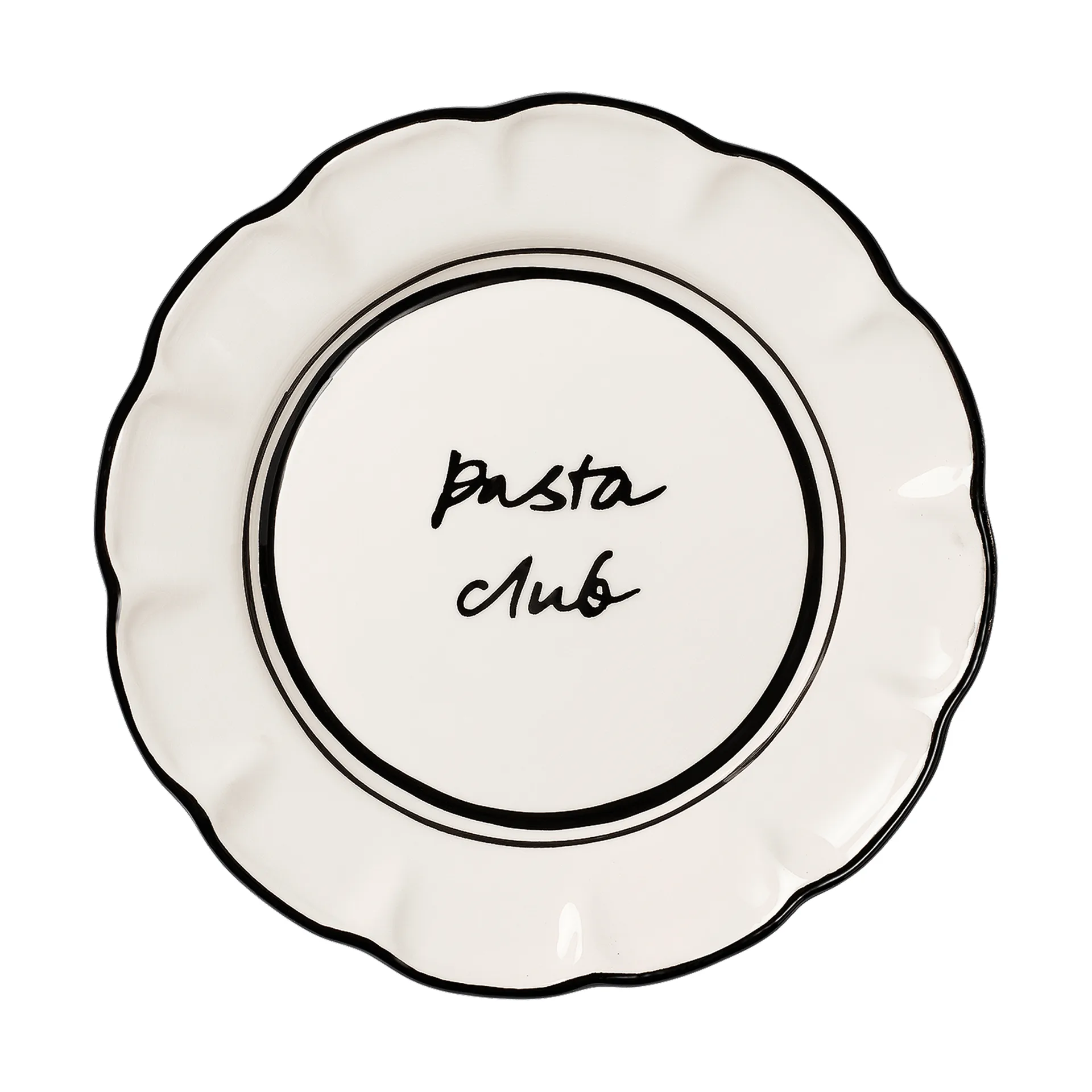 Bistro πιάτο σαλάτας, Black, 21,5 εκ. Pick a Poppy