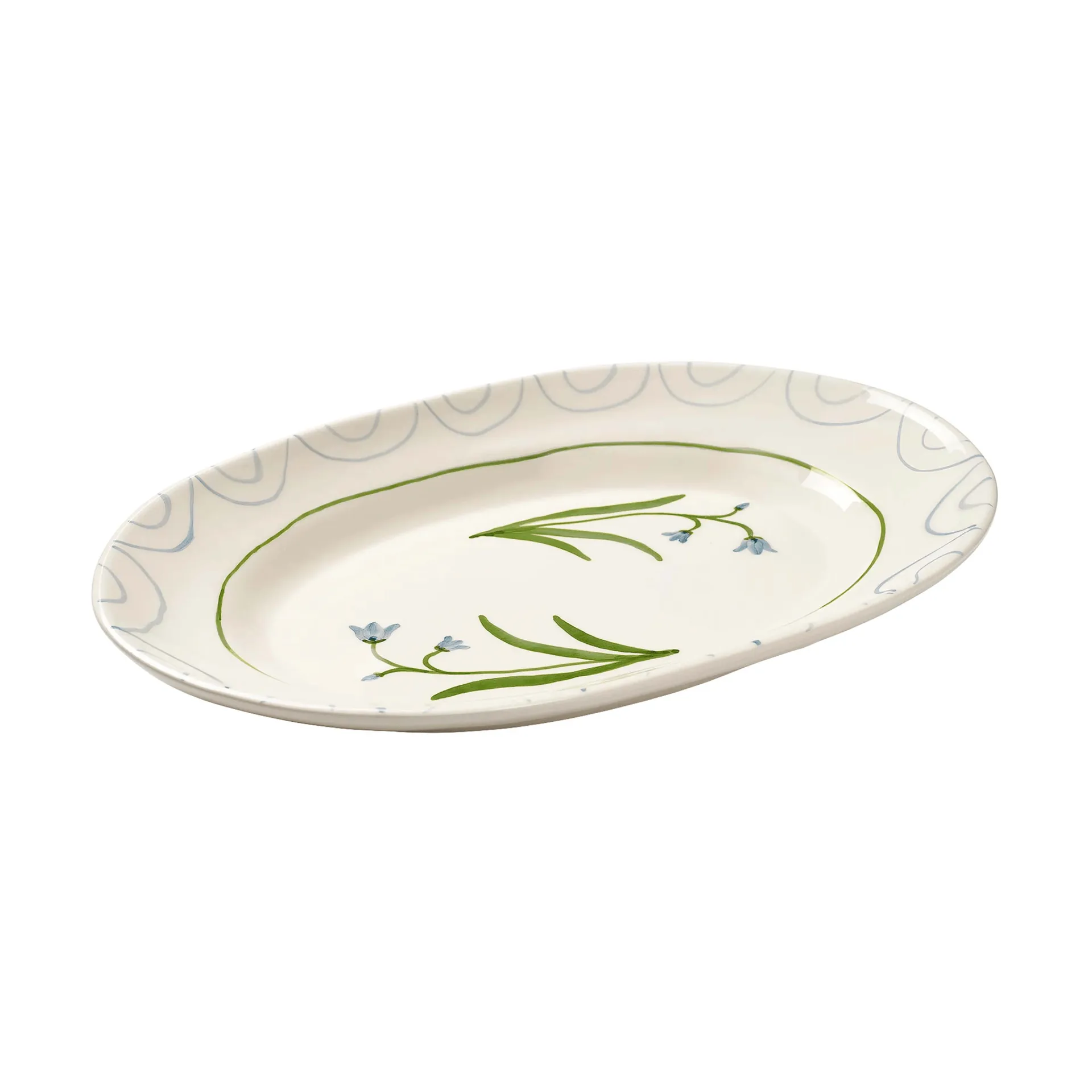 Cottage flower Blue Bell πιατέλα σερβιρίσματος, Light Blue, 38,5 εκ. Pick a Poppy