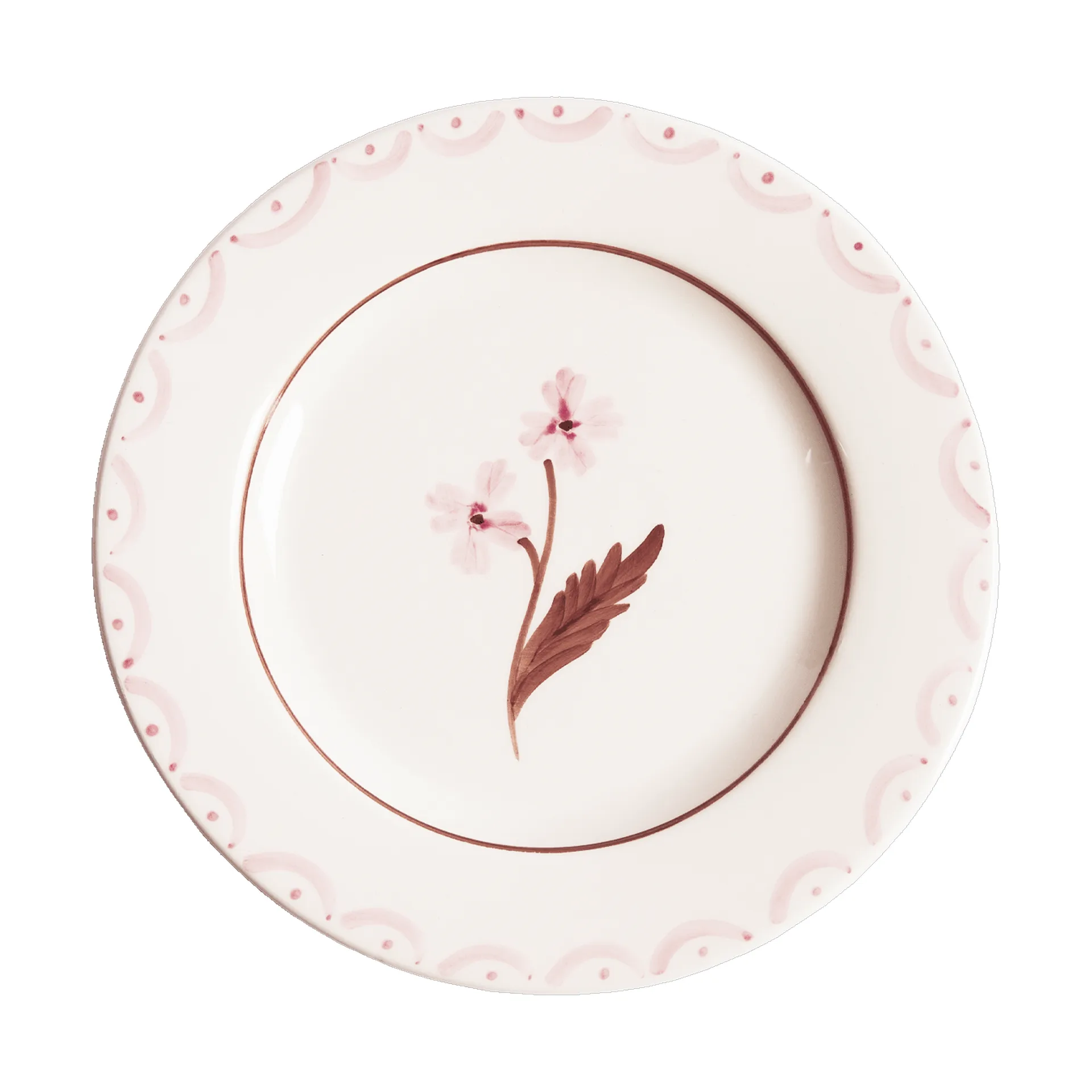 Cottage Flower πιάτο σαλάτας, Light Pink, 22 εκ. Pick a Poppy