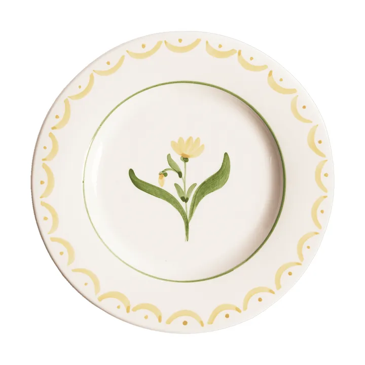Cottage Flower πιάτο σαλάτας - Yellow, 22 εκ. - Pick a Poppy