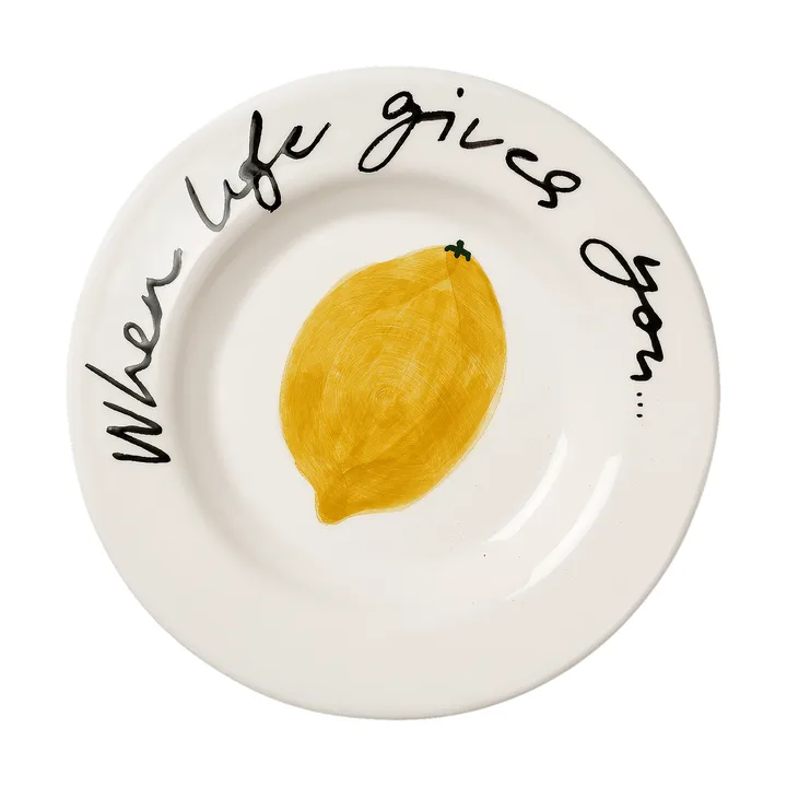 Lemon πιάτο τάπας - Yellow, 15 εκ. - Pick a Poppy