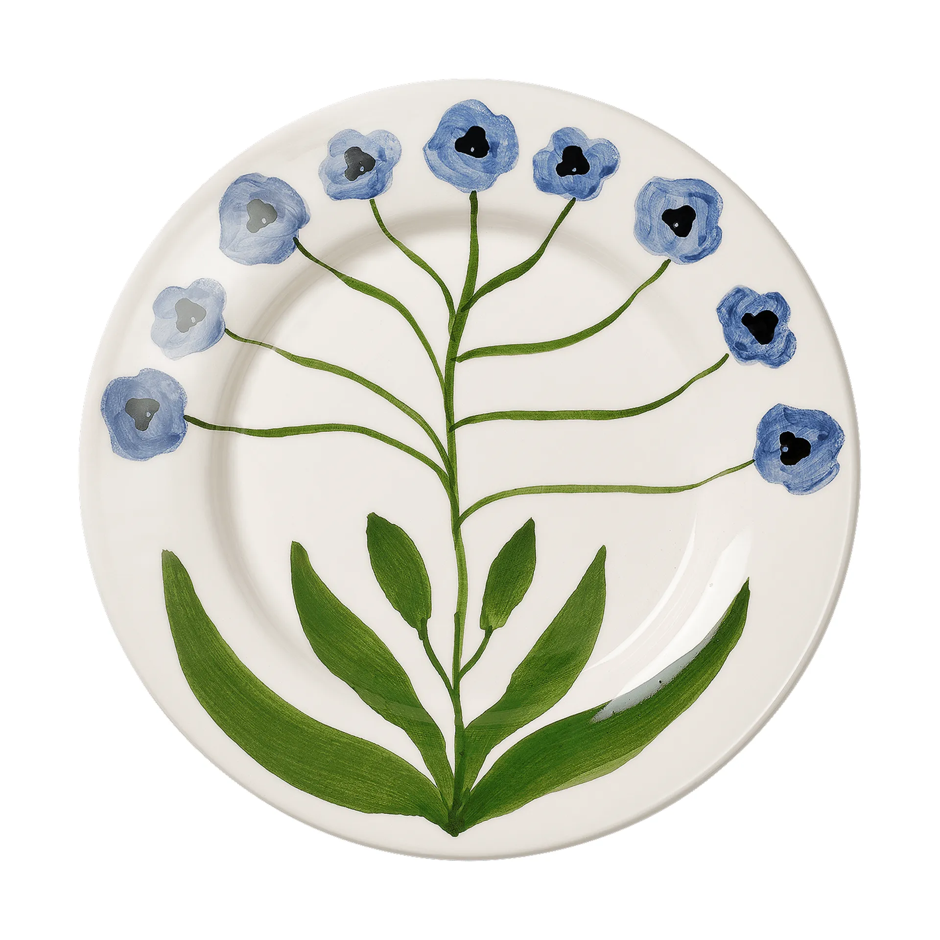 Madelen Möllard Pansy πιάτο σαλάτας, Blue, 22 εκ. Pick a Poppy