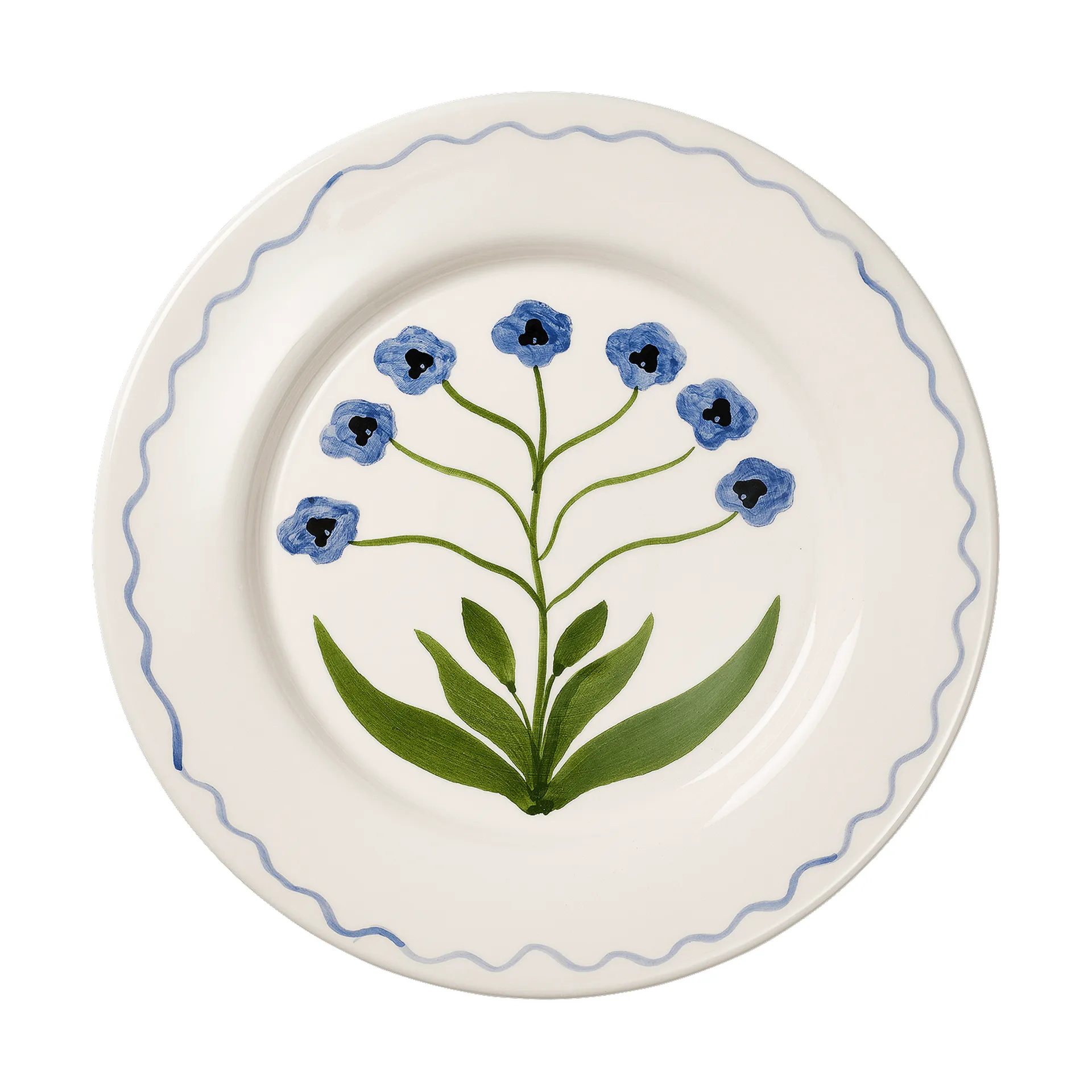 Madelen Möllard Pansy πιάτο, Blue, 28 εκ. Pick a Poppy