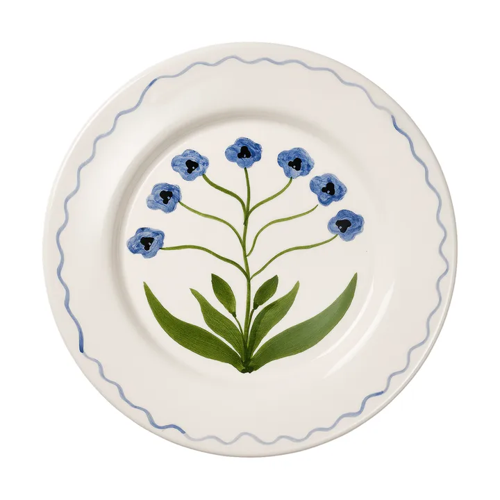 Madelen Möllard Pansy πιάτο - Blue, 28 εκ. - Pick a Poppy