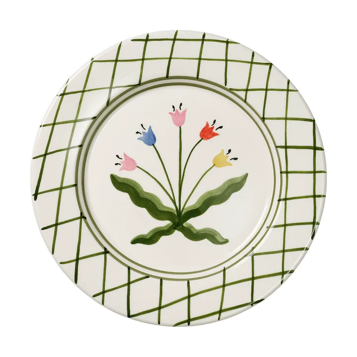 Madelen Möllard Tulip πιάτο - Green, 28 εκ. - Pick a Poppy