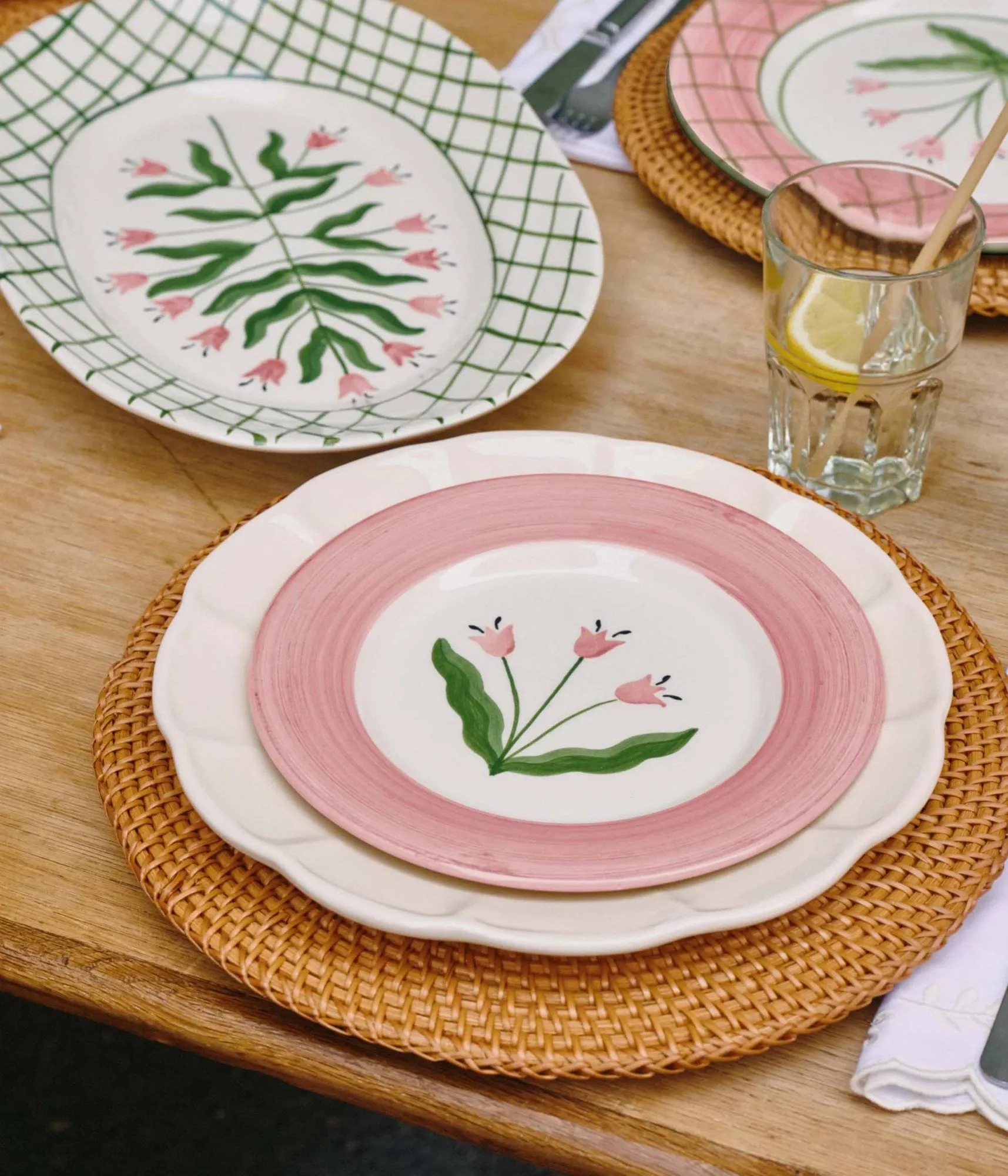Madelen Möllard Tulip πιάτο σαλάτας, Pink, 22 εκ. Pick a Poppy