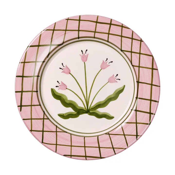 Madelen Möllard Tulip πιάτο - Pink, 28 εκ. - Pick a Poppy