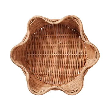 Rattan Round καλάθι - Natural, 23 εκ. - Pick a Poppy