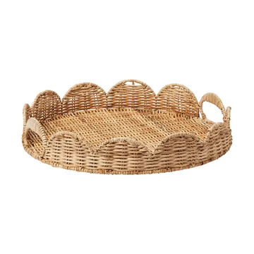 Round Scallop δίσκος - Natural, 40 εκ. - Pick a Poppy