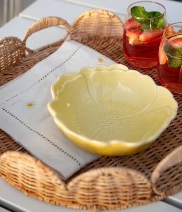 Round Scallop δίσκος - Natural, 40 εκ. - Pick a Poppy