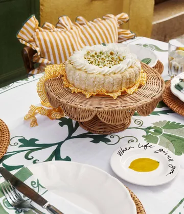 Scallop Cake πιατέλα σερβιρίσματος - Natural, 30x12 εκ. - Pick a Poppy