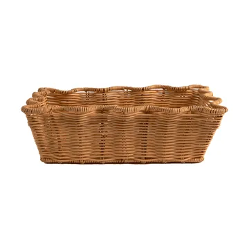 Scallop Rattan καλάθι - Natural, 20x30 εκ. - Pick a Poppy