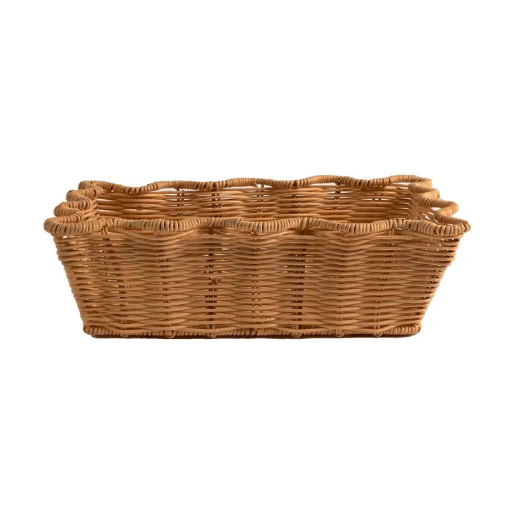 Scallop Rattan καλάθι - Natural, 20x30 εκ. - Pick a Poppy