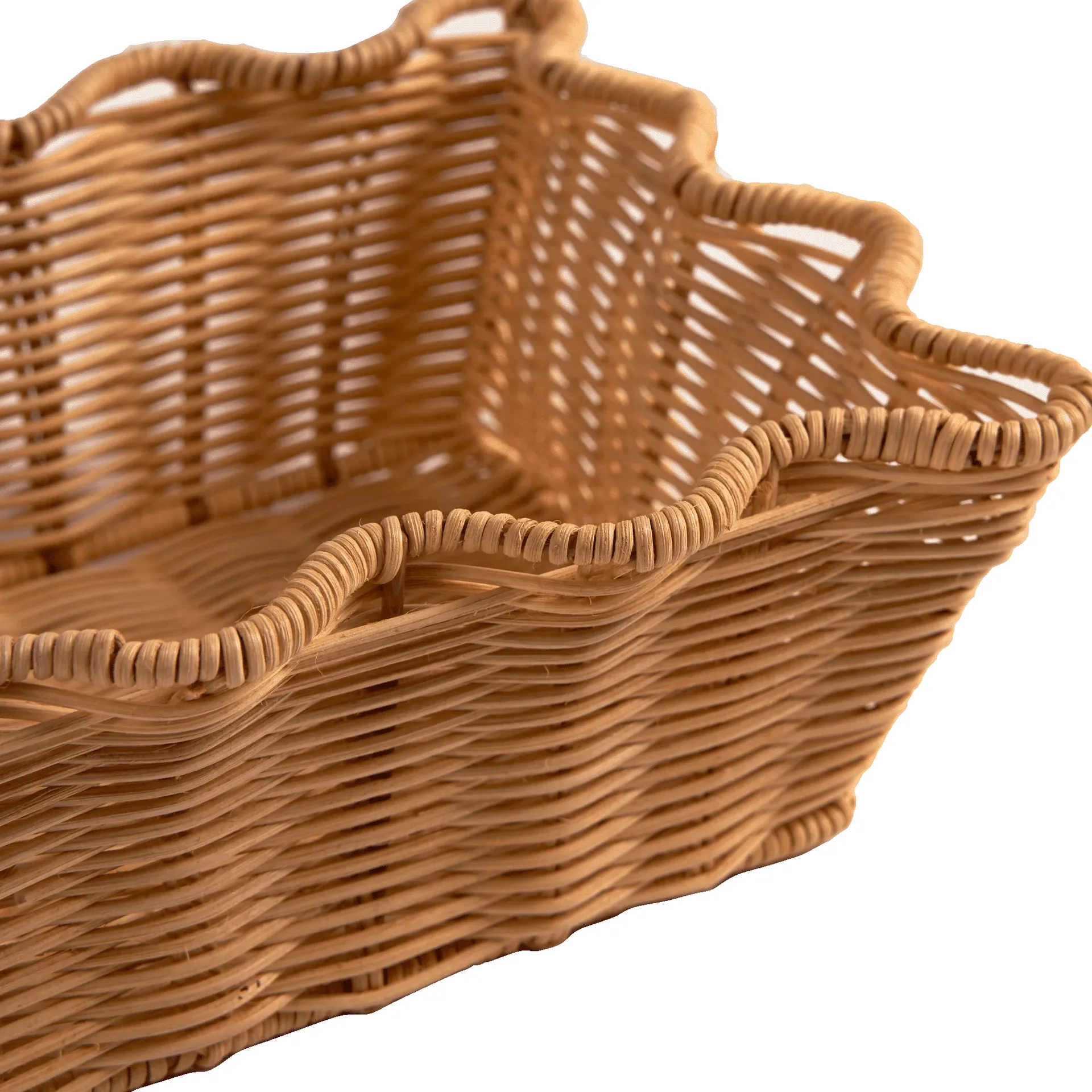 Scallop Rattan καλάθι, Natural, 20x30 εκ. Pick a Poppy