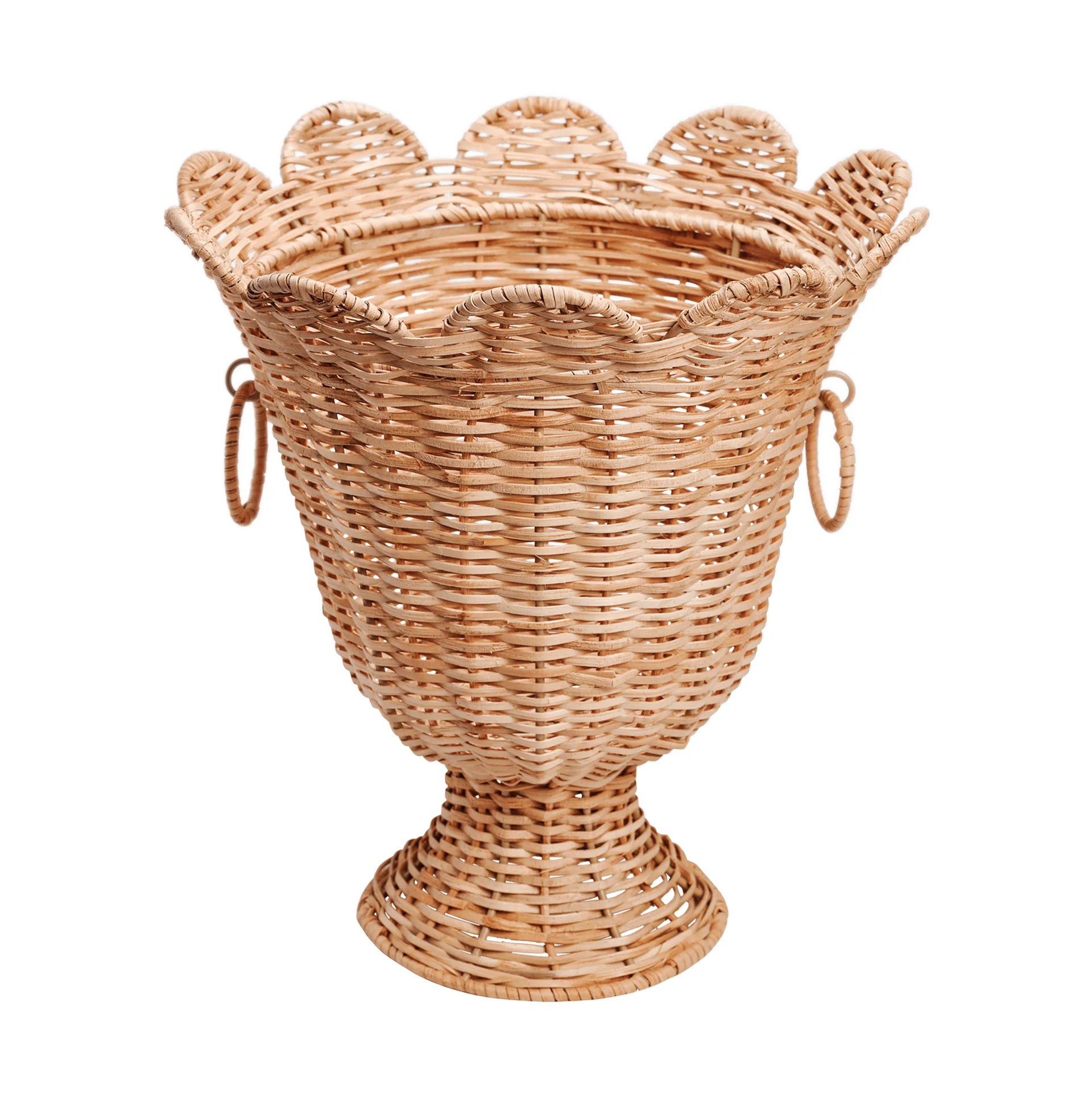 Scallop Rattan βάζο, Natural, 30x31 εκ. Pick a Poppy