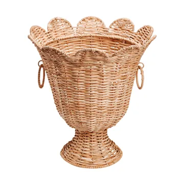 Scallop Rattan βάζο - Natural, 30x31 εκ. - Pick a Poppy